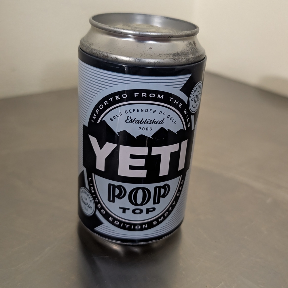 YETI Pop Top Can - Use As Storage For Valuables